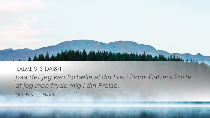 Salme 9:15 DA1871 Bible Verse Image