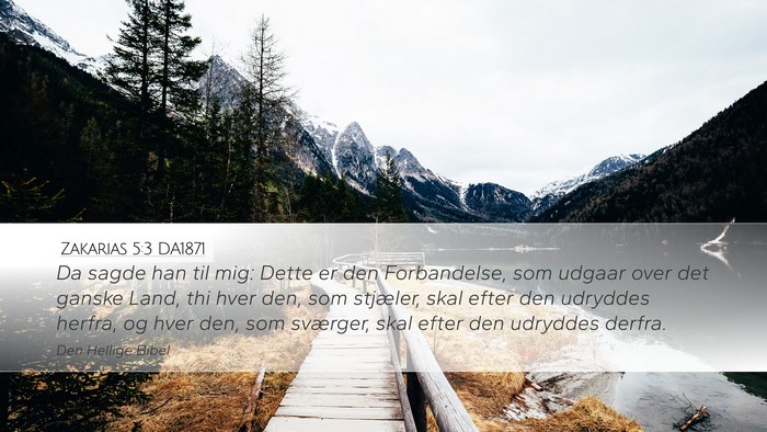 Zakarias 5:3 DA1871 Bible Verse Image