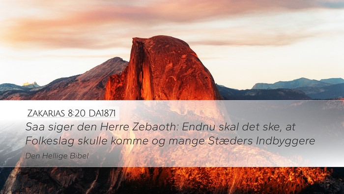 Zakarias 8:20 DA1871 Bible Verse Image