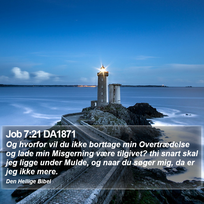 Job 7 Bible Images - Job Chapter 7 DA1871 Bible Verse Pictures