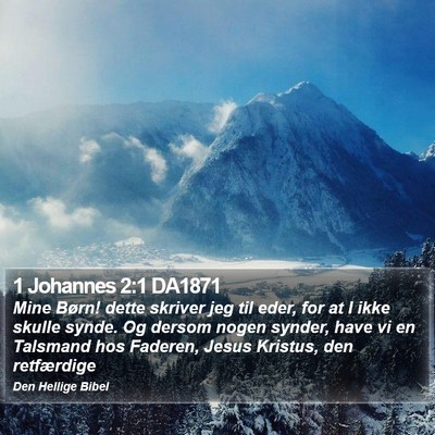 1 Johannes 2:1 DA1871 Bible Verse Image