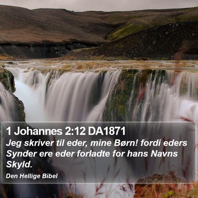 1 Johannes 2:12 DA1871 Bible Verse Image