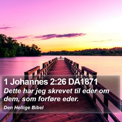 1 Johannes 2:26 DA1871 Bible Verse Image