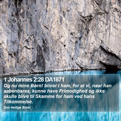 1 Johannes 2:28 DA1871 Bible Verse Image