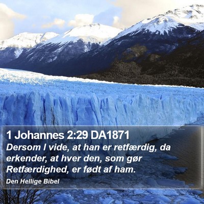 1 Johannes 2:29 DA1871 Bible Verse Image