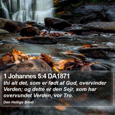 1 Johannes 5:4 DA1871 Bible Verse Image