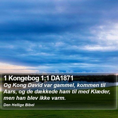 1 Kongebog 1:1 DA1871 Bible Verse Image