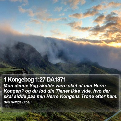 1 Kongebog 1:27 DA1871 Bible Verse Image