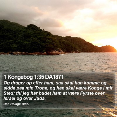1 Kongebog 1:35 DA1871 Bible Verse Image