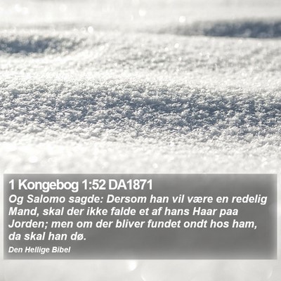 1 Kongebog 1:52 DA1871 Bible Verse Image