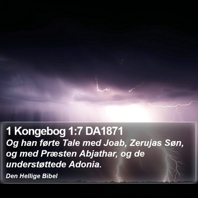 1 Kongebog 1:7 DA1871 Bible Verse Image