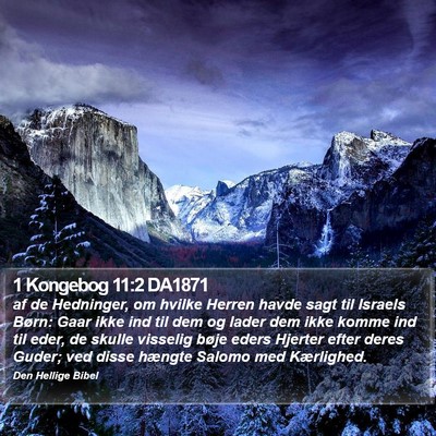 1 Kongebog 11:2 DA1871 Bible Verse Image