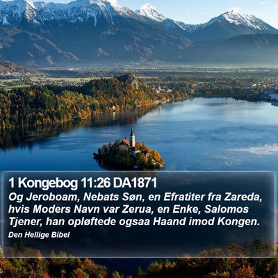 1 Kongebog 11:26 DA1871 Bible Verse Image