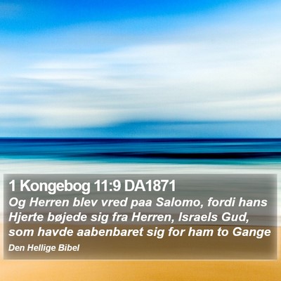 1 Kongebog 11:9 DA1871 Bible Verse Image