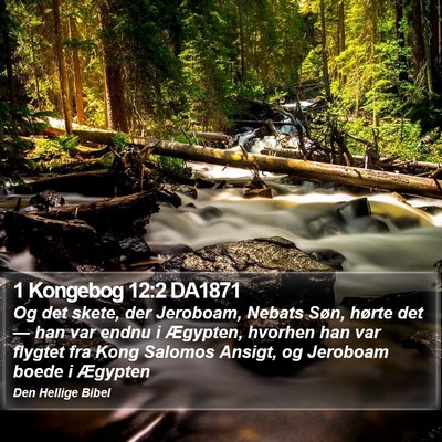 1 Kongebog 12:2 DA1871 Bible Verse Image