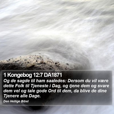 1 Kongebog 12:7 DA1871 Bible Verse Image