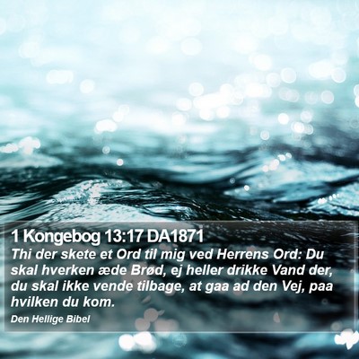 1 Kongebog 13:17 DA1871 Bible Verse Image