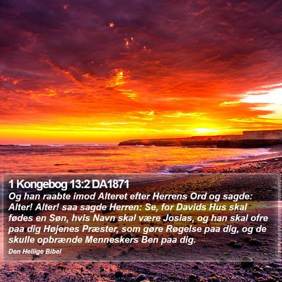 1 Kongebog 13:2 DA1871 Bible Verse Image