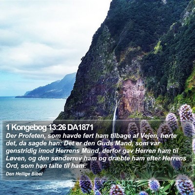 1 Kongebog 13:26 DA1871 Bible Verse Image