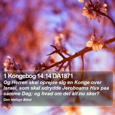 1 Kongebog 14:14 DA1871 Bible Verse Image