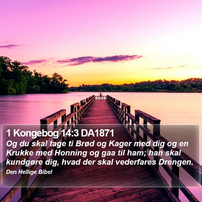 1 Kongebog 14:3 DA1871 Bible Verse Image