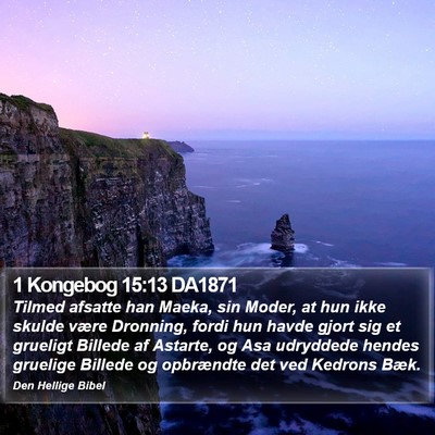 1 Kongebog 15:13 DA1871 Bible Verse Image