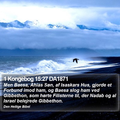 1 Kongebog 15:27 DA1871 Bible Verse Image
