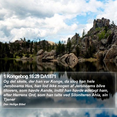 1 Kongebog 15:29 DA1871 Bible Verse Image