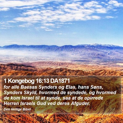1 Kongebog 16:13 DA1871 Bible Verse Image