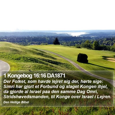 1 Kongebog 16:16 DA1871 Bible Verse Image