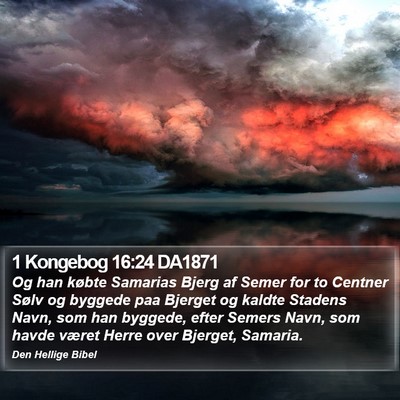 1 Kongebog 16:24 DA1871 Bible Verse Image