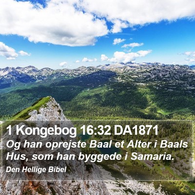 1 Kongebog 16:32 DA1871 Bible Verse Image