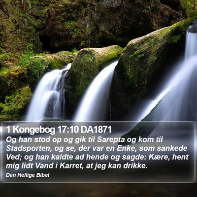 1 Kongebog 17:10 DA1871 Bible Verse Image