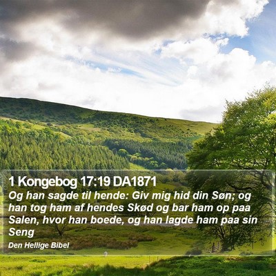 1 Kongebog 17:19 DA1871 Bible Verse Image