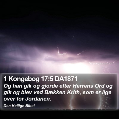 1 Kongebog 17:5 DA1871 Bible Verse Image