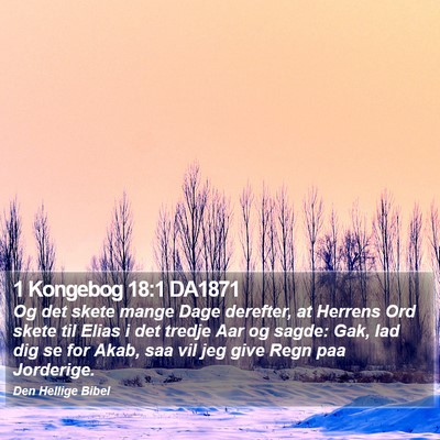 1 Kongebog 18:1 DA1871 Bible Verse Image