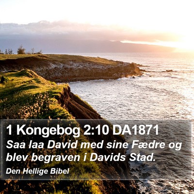 1 Kongebog 2:10 DA1871 Bible Verse Image