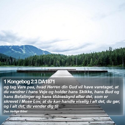 1 Kongebog 2:3 DA1871 Bible Verse Image