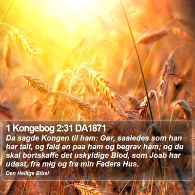 1 Kongebog 2:31 DA1871 Bible Verse Image
