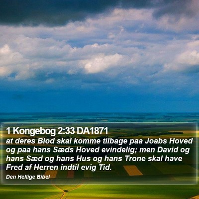1 Kongebog 2:33 DA1871 Bible Verse Image