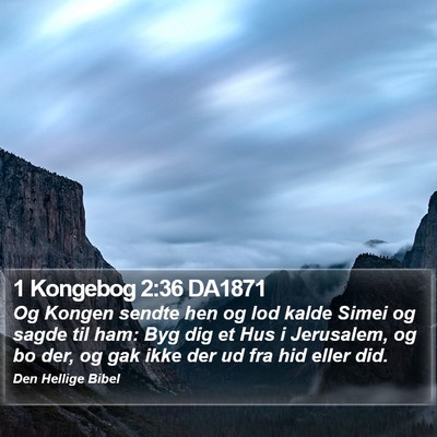 1 Kongebog 2:36 DA1871 Bible Verse Image