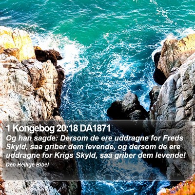 1 Kongebog 20:18 DA1871 Bible Verse Image