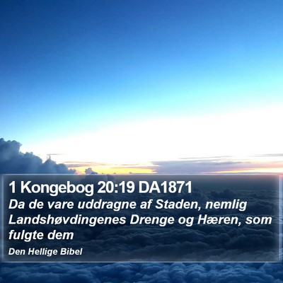 1 Kongebog 20:19 DA1871 Bible Verse Image
