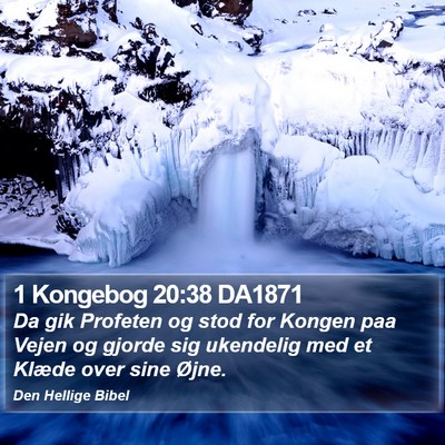 1 Kongebog 20:38 DA1871 Bible Verse Image