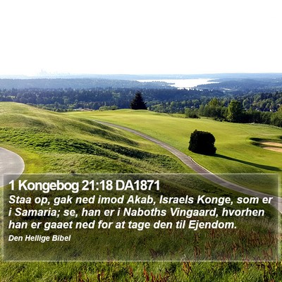 1 Kongebog 21:18 DA1871 Bible Verse Image