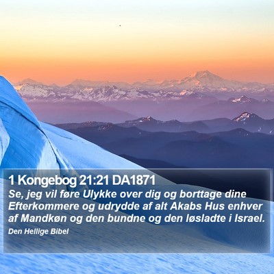 1 Kongebog 21:21 DA1871 Bible Verse Image