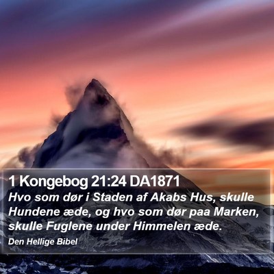 1 Kongebog 21:24 DA1871 Bible Verse Image