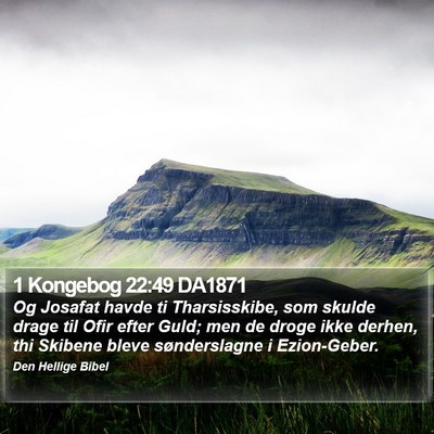 1 Kongebog 22:49 DA1871 Bible Verse Image