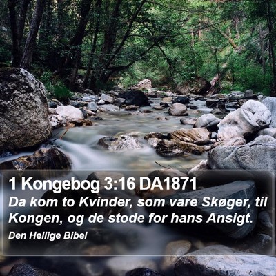 1 Kongebog 3:16 DA1871 Bible Verse Image
