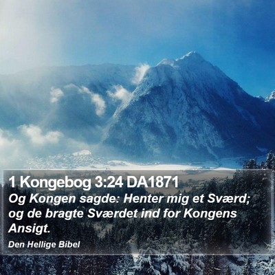 1 Kongebog 3:24 DA1871 Bible Verse Image